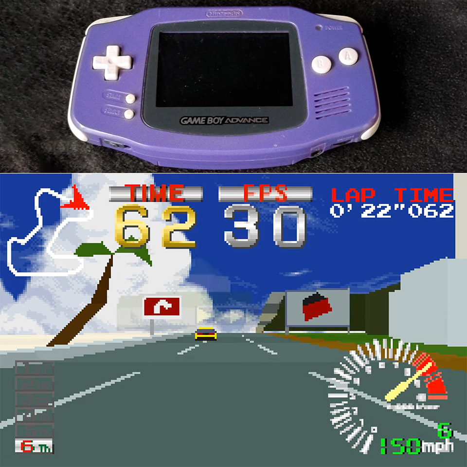 Ridge Racer Game Boy Advance Port