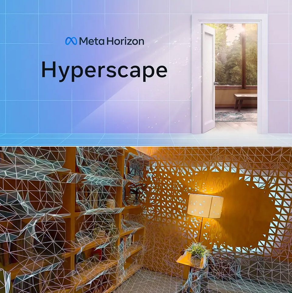 Meta Hyperscape VR Worlds