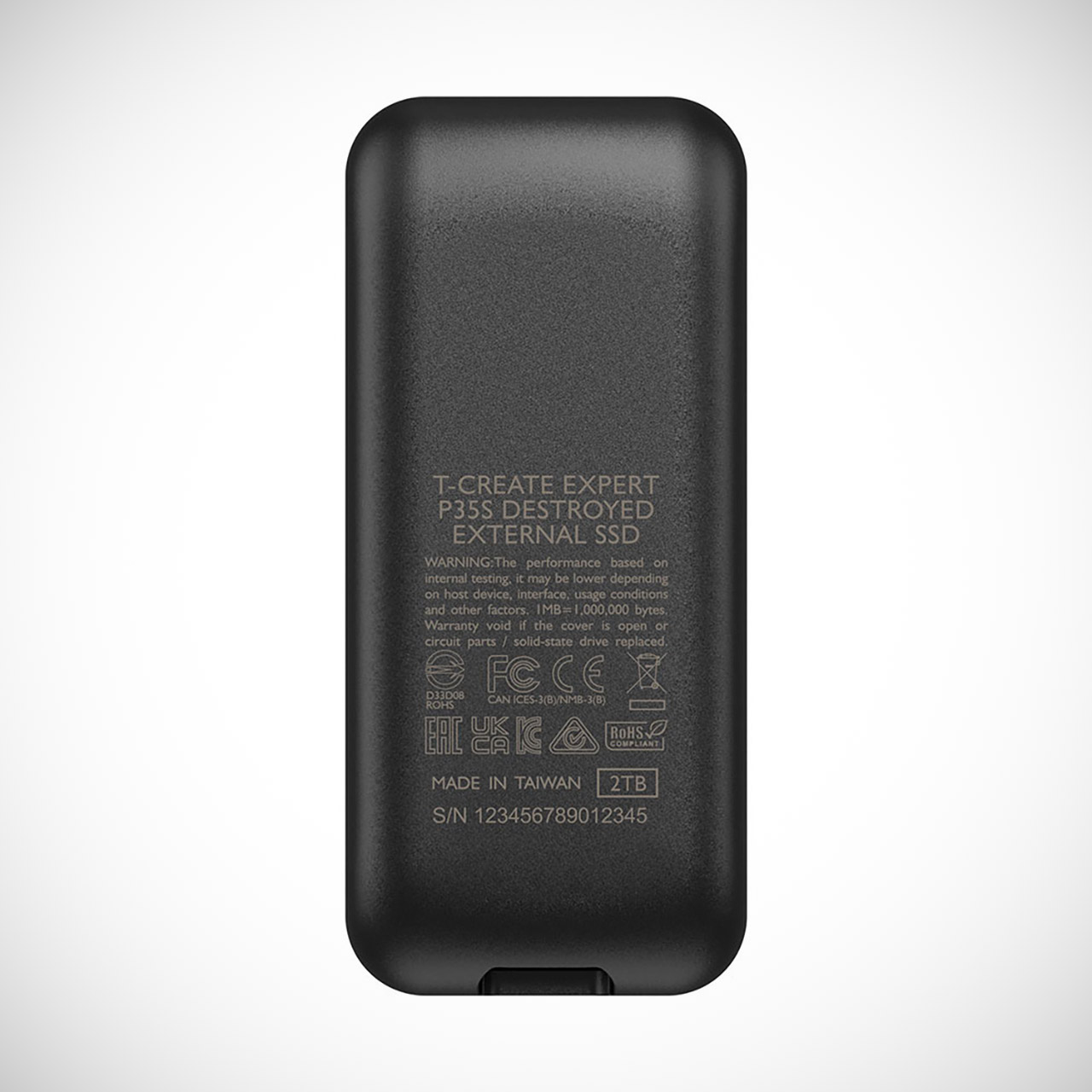 TeamGroup T-Create Expert P35S Destroyed SSD Self-Destruct