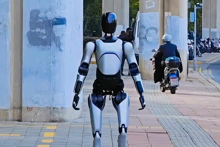 AgiBot A2 Humanoid Robot Walking Distance Guinness World Record