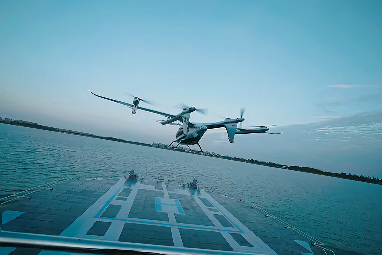 AutoFlight Floating Platform Air Taxi
