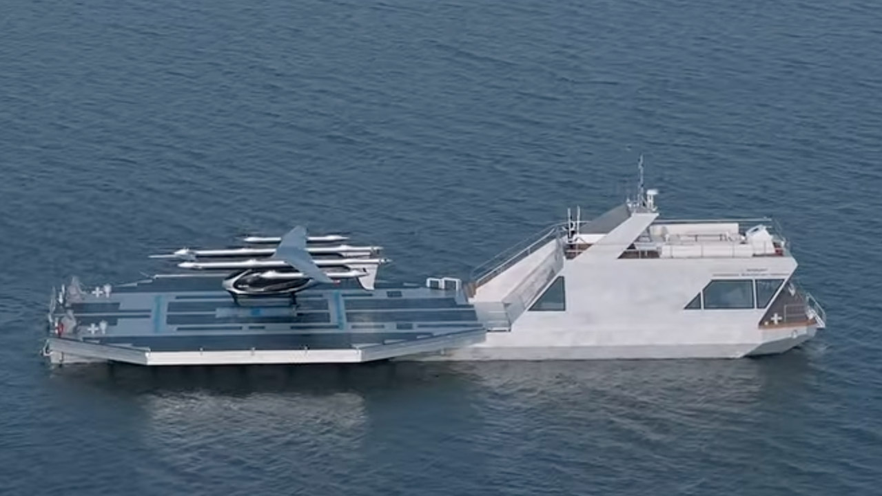AutoFlight Floating Platform eVTOL Air Taxi