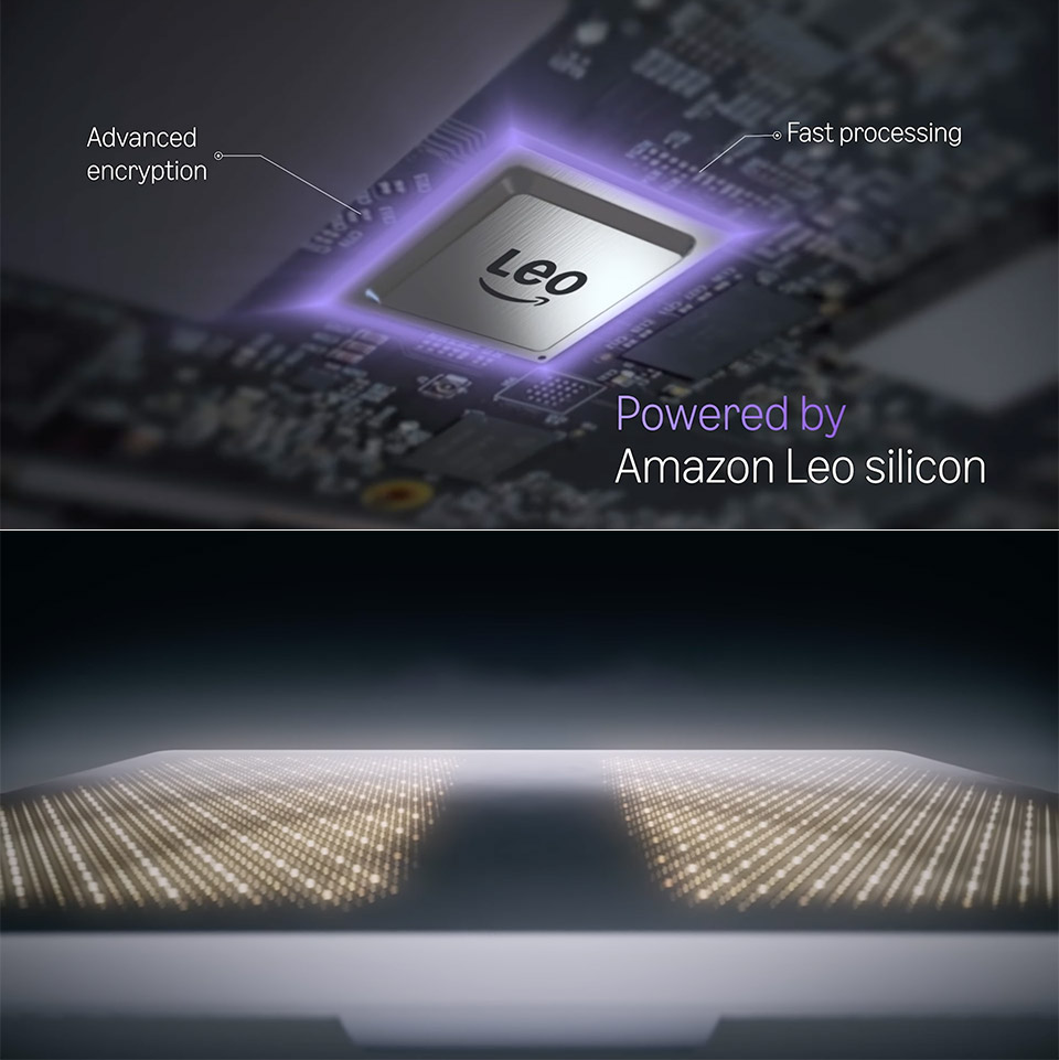 Amazon Leo Ultra Fastest Satellite Antenna