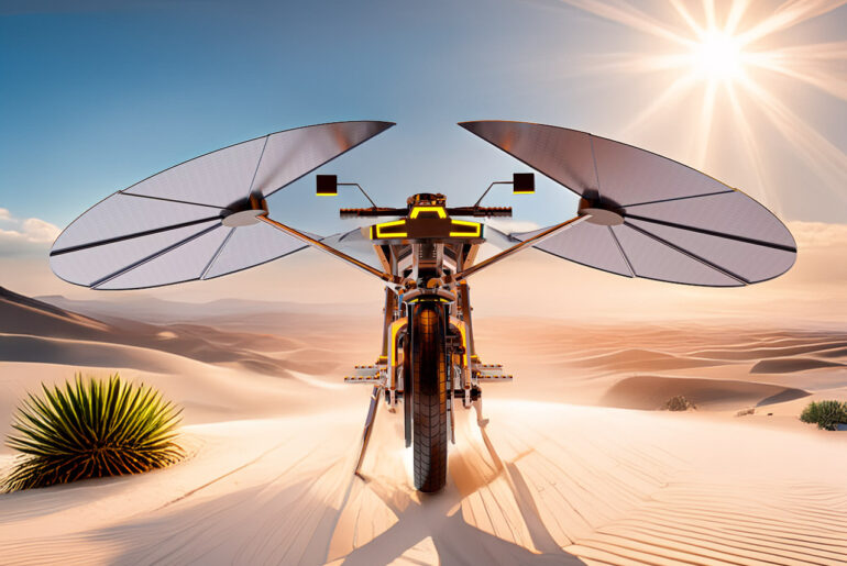 Solaris Self-Charging Solar Motorcycle