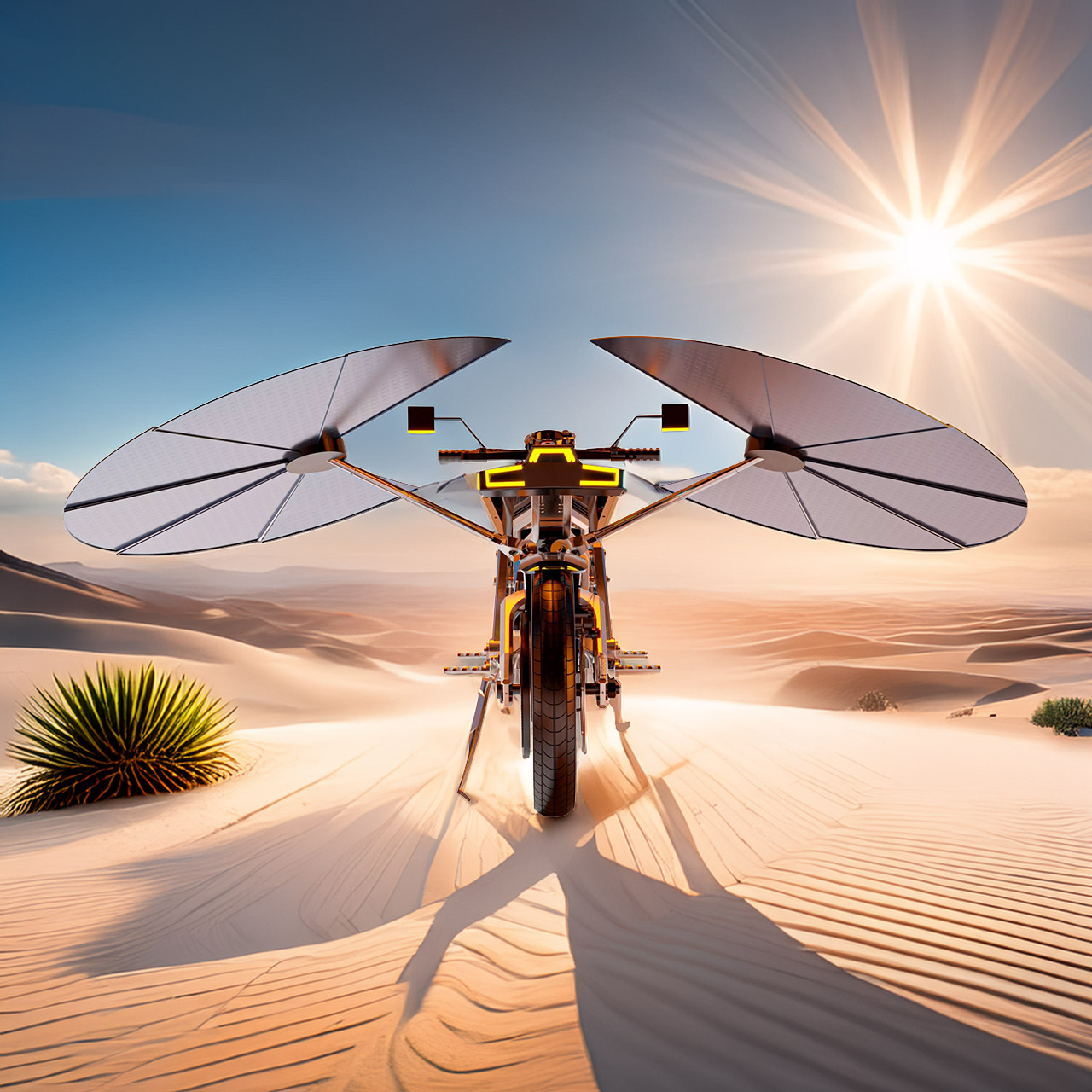 Solaris Self-Charging Solar Motorcycle