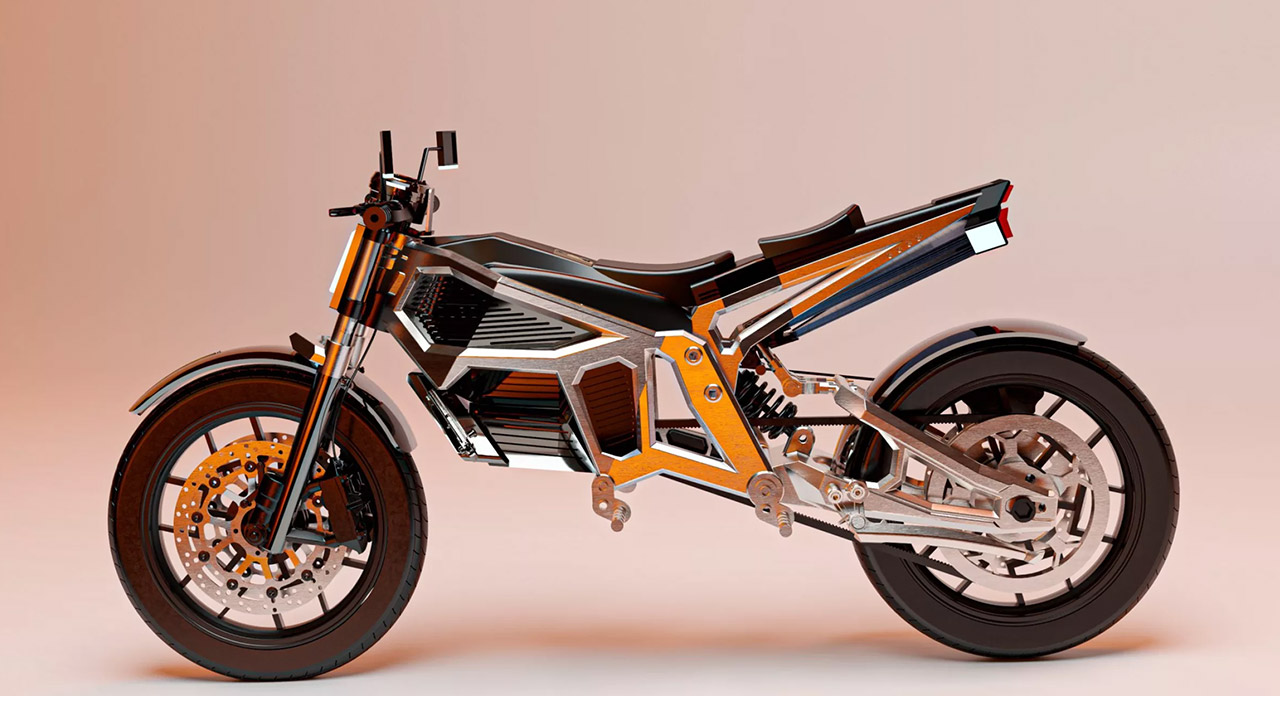 Solaris Self-Charging Solar Motorcycle