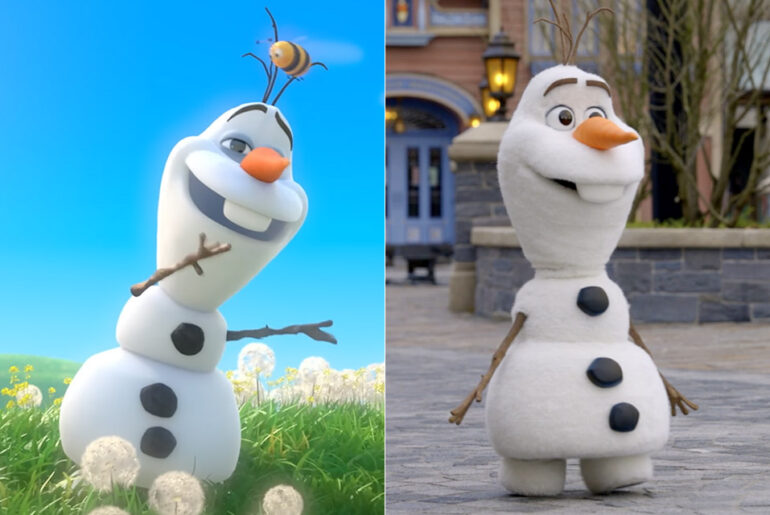 NVIDIA AI Olaf Robot Hong Kong Disneyland