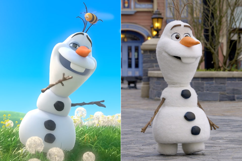 NVIDIA AI Olaf Robot Hong Kong Disneyland