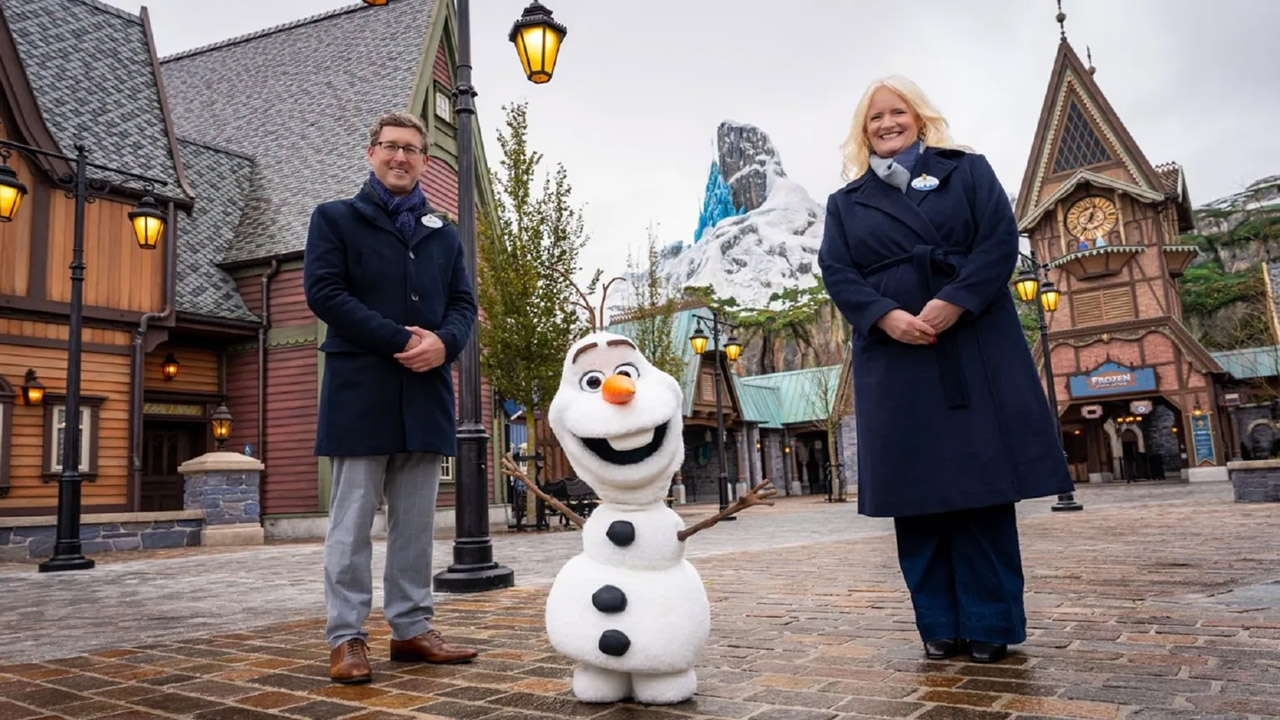 NVIDIA AI Olaf Robot Hong Kong Disneyland