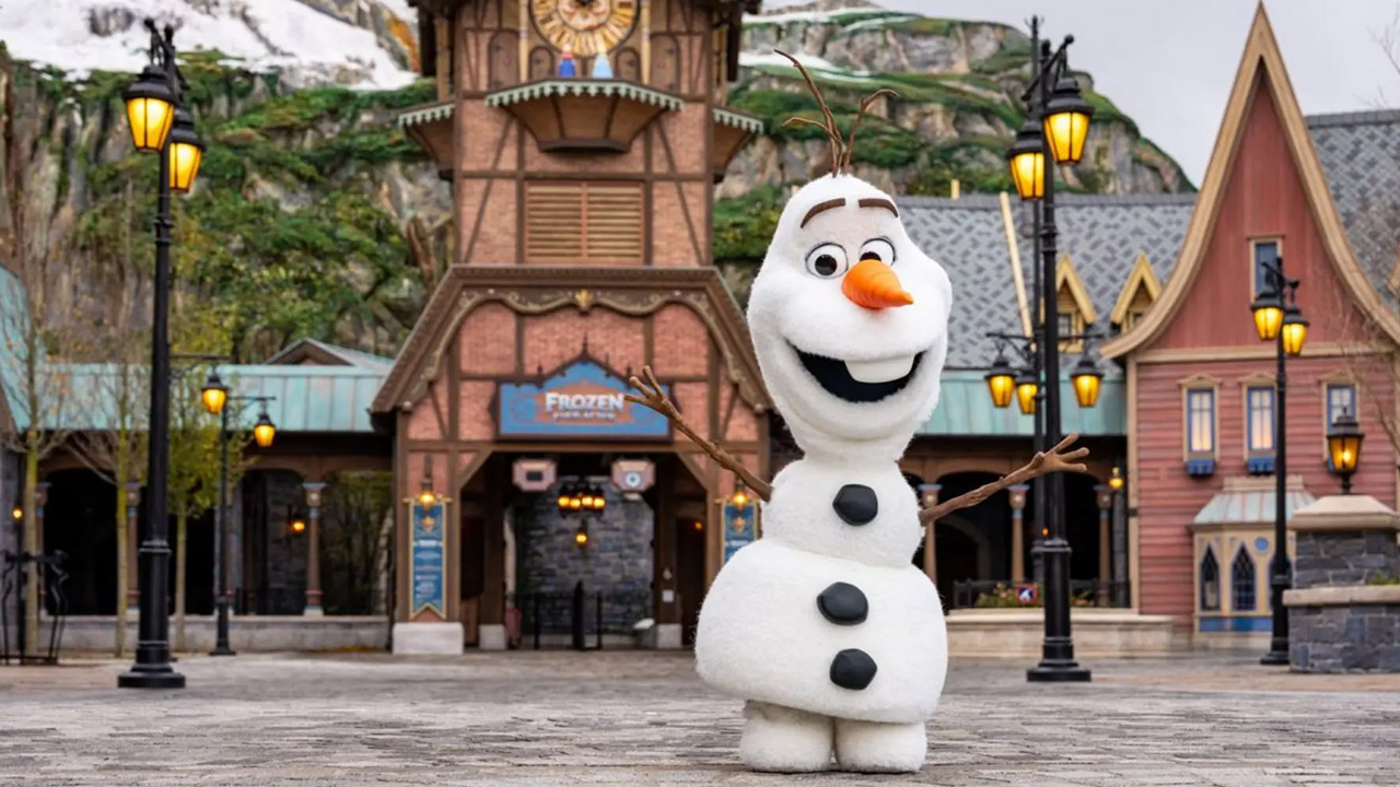 NVIDIA AI Olaf Robot Hong Kong Disneyland