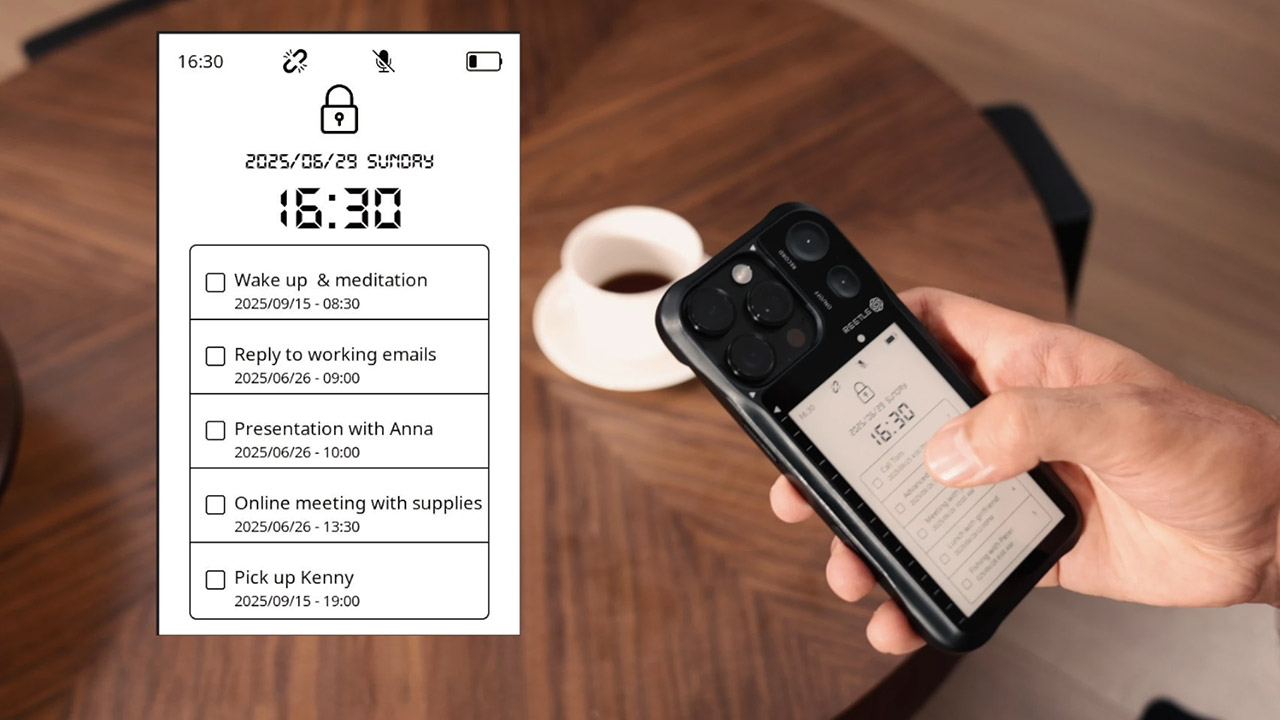 REETLE SmartInk I E-Ink Screen Case iPhone