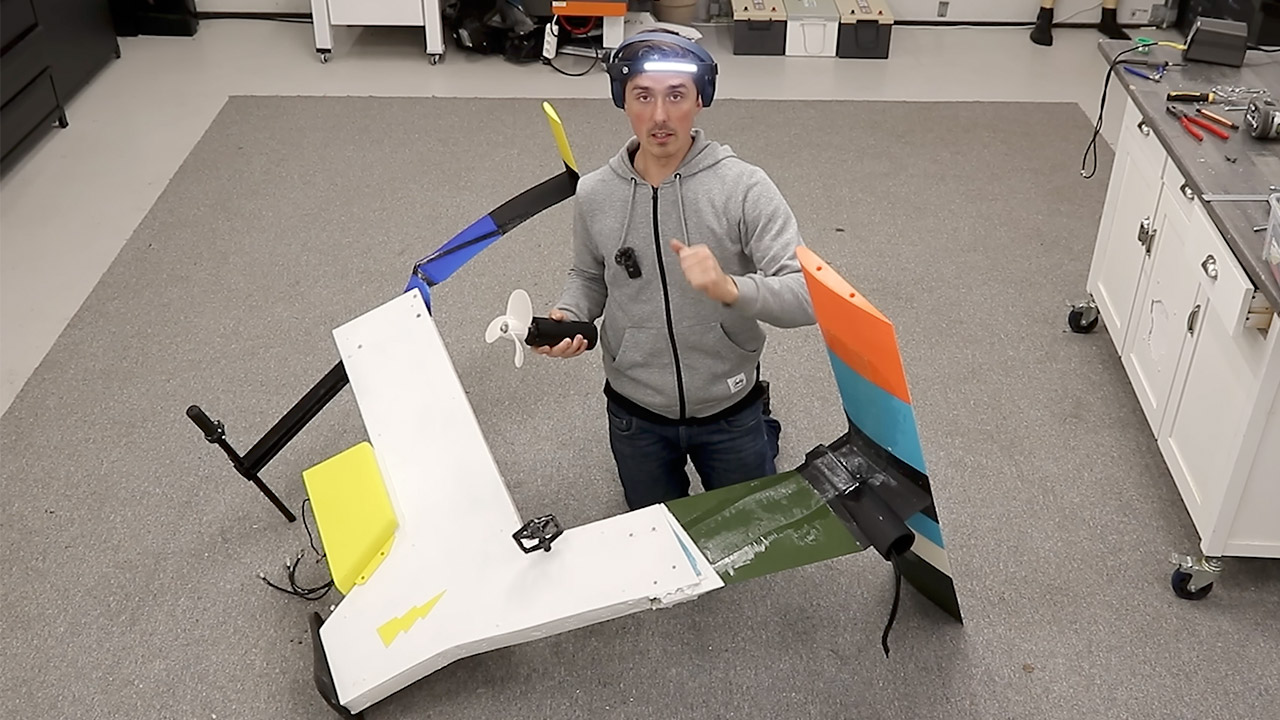 3D-Printed Hydrofoil Bike