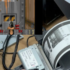 Gaming On Receipt Paper DOOM Minecraft