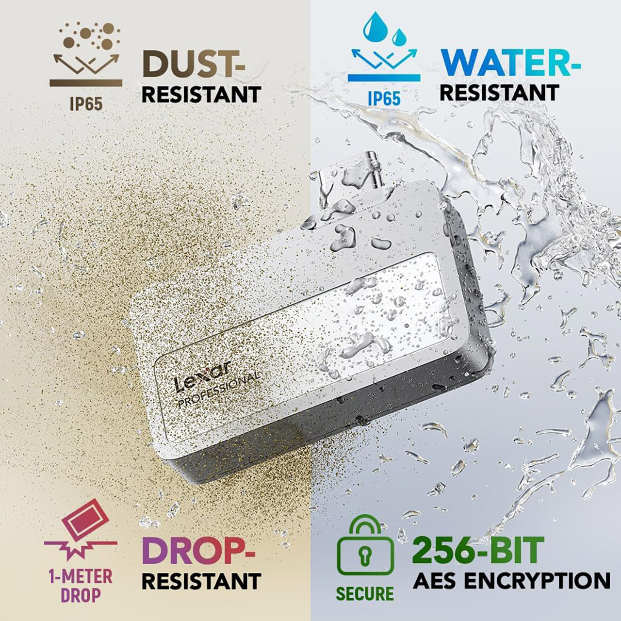 Lexar 2TB Professional Go Portable SSD