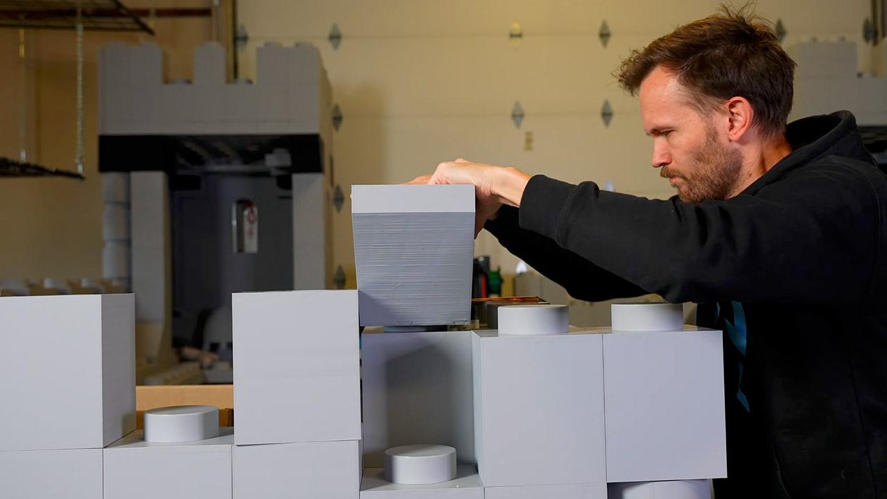 3D-Printed LEGO Castle