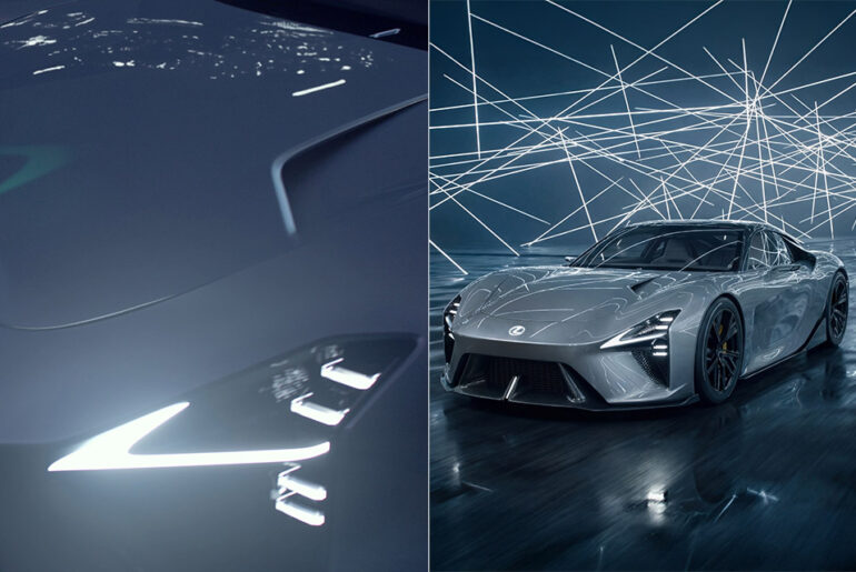 Lexus LFA Concept BEV Sports Car Reveal