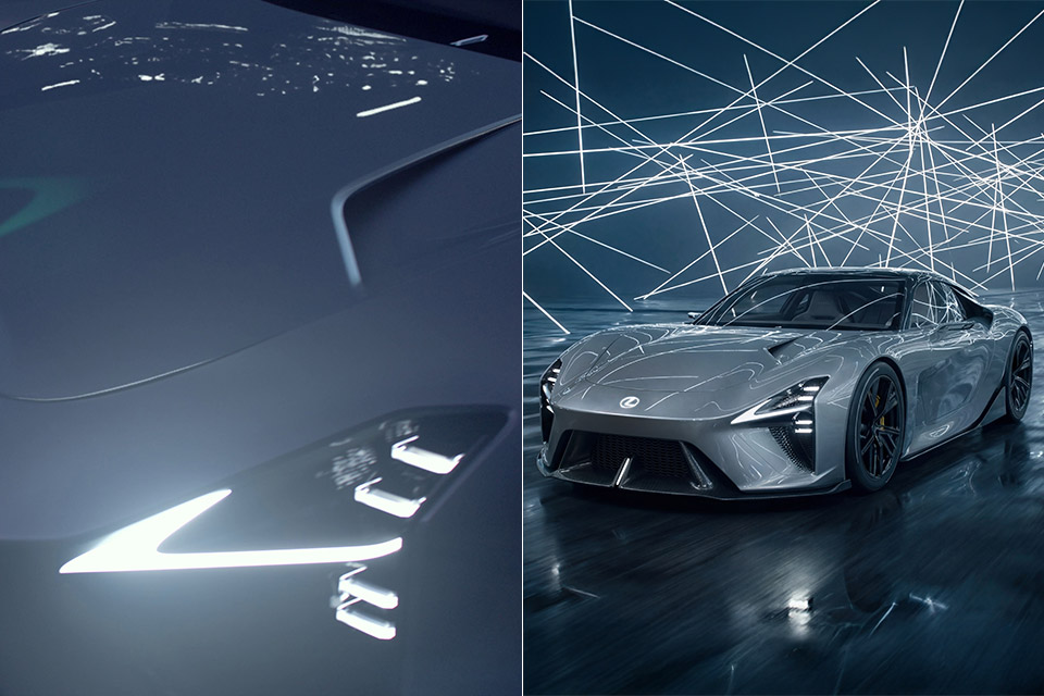 Lexus LFA Concept BEV Sports Car Reveal