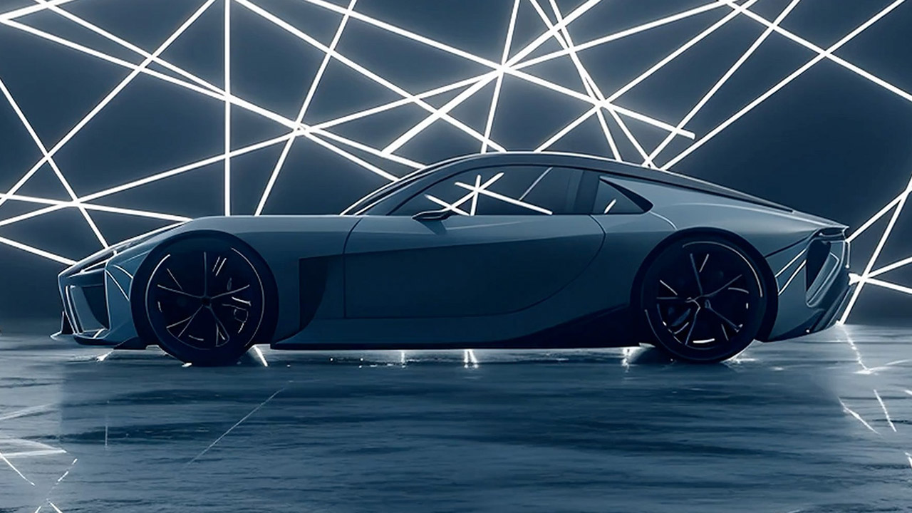 Lexus LFA Concept BEV Sports Car Reveal