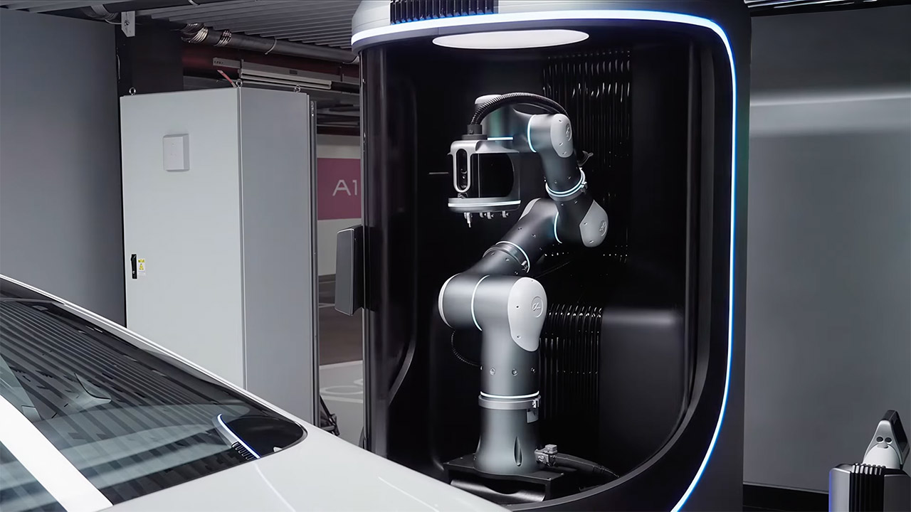 Flexiv Rizon Robot Hands-Free EV Charging