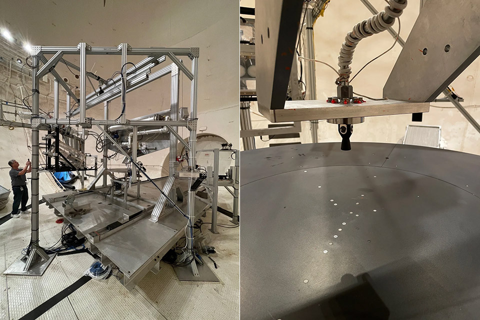 NASA Moon Landing Plume-Surface Interaction Test