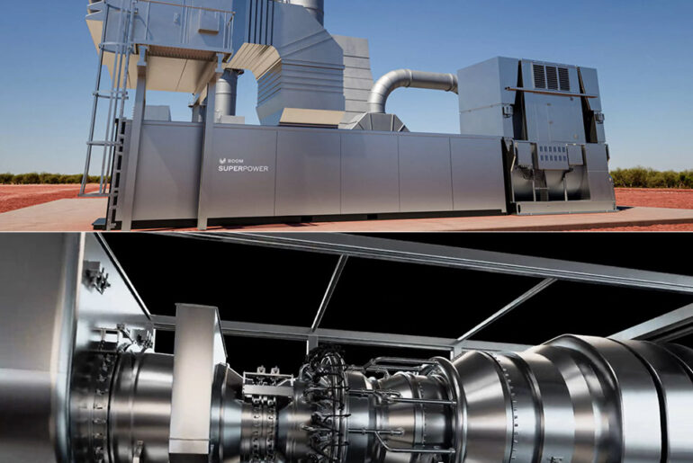 Boom Superpower Supersonic Jet Engine AI Data Center