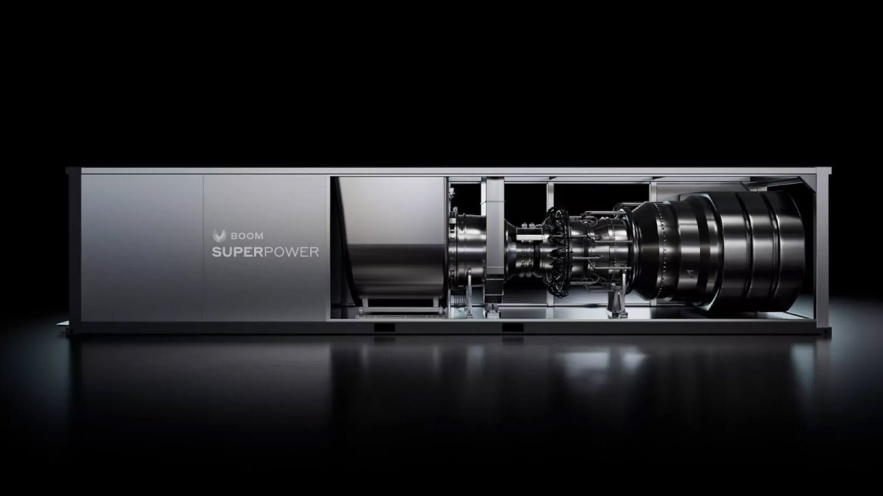 Boom Superpower Supersonic Jet Engine AI Data Center