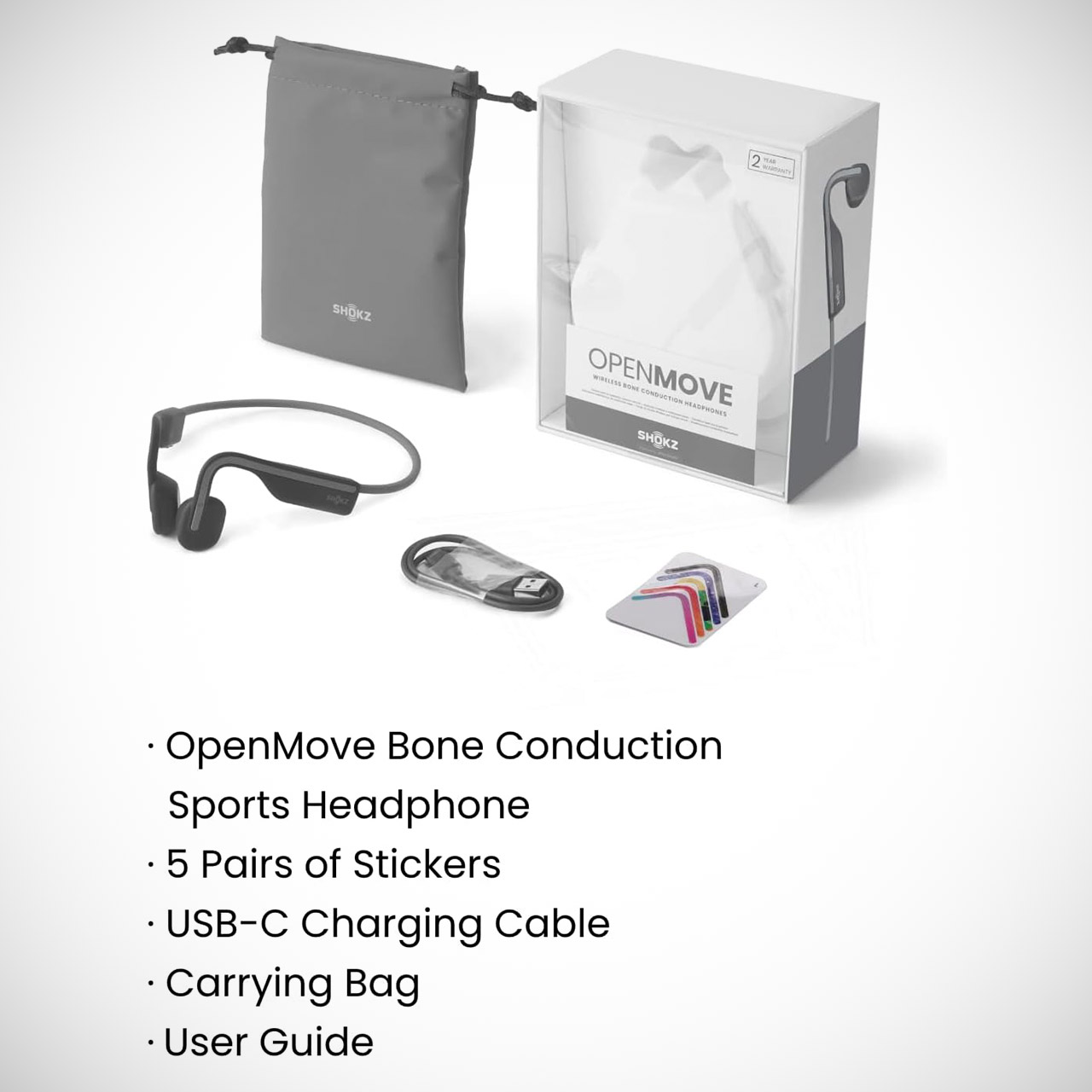 Shokz OpenMove Bone Conduction Headphones