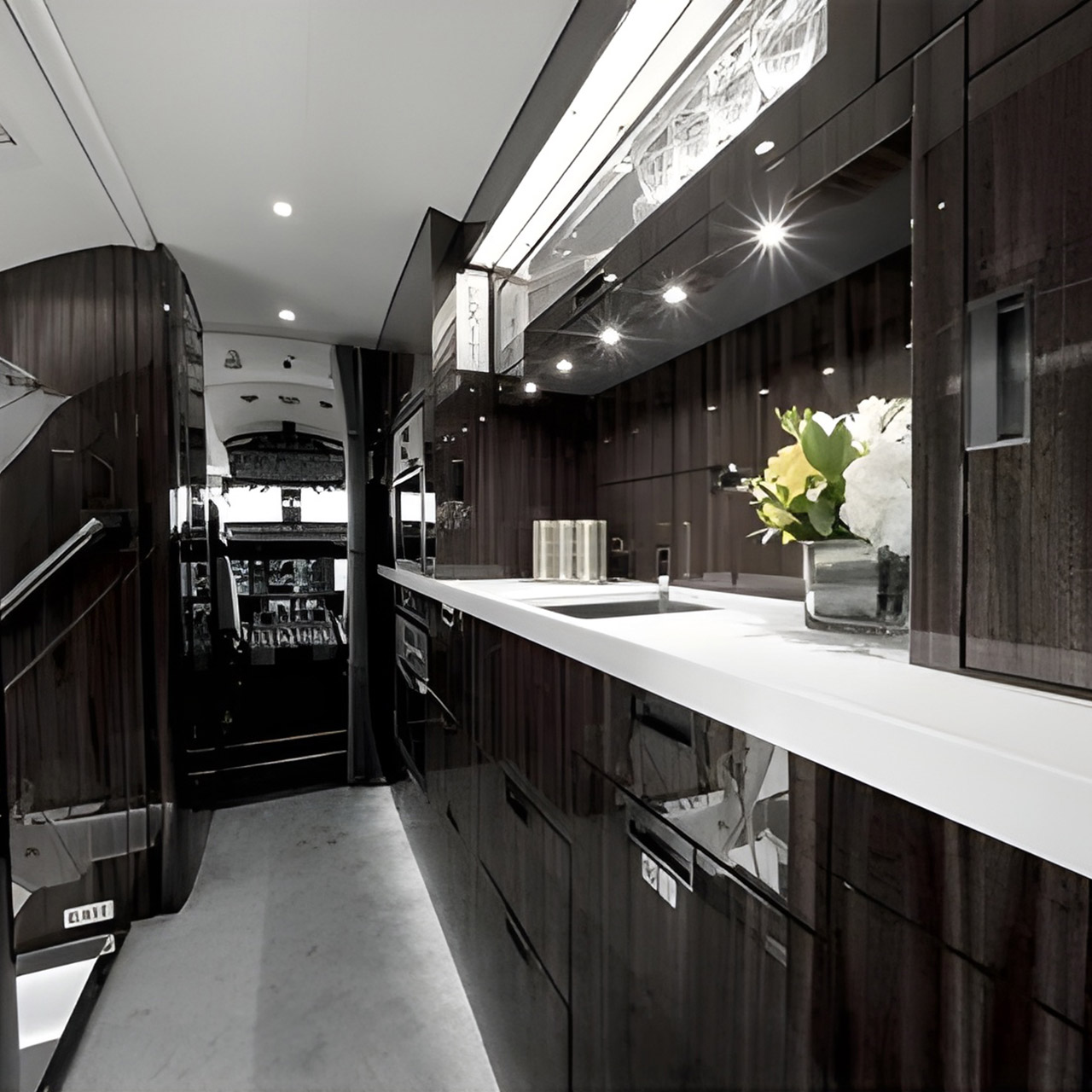 Bombardier Global 8000 Business Jet Interior