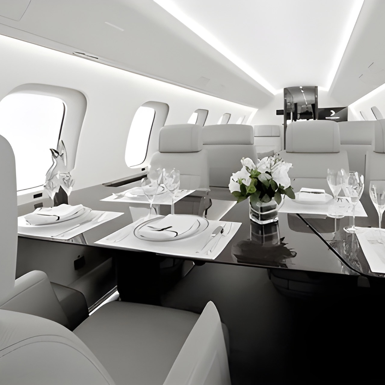 Bombardier Global 8000 Business Jet Interior
