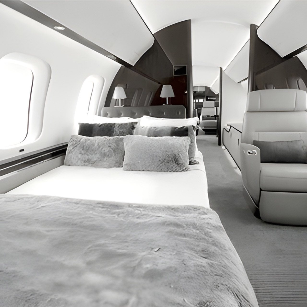 Bombardier Global 8000 Business Jet Interior