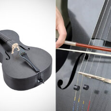 Forte3D 3D-Printed Carbon Fiber Cello