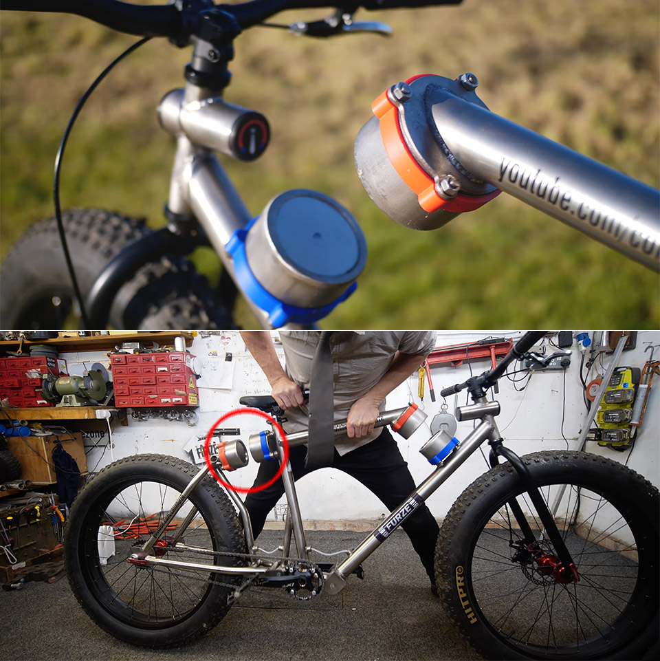 Colin Furze DIY Magnet Suspension Bike