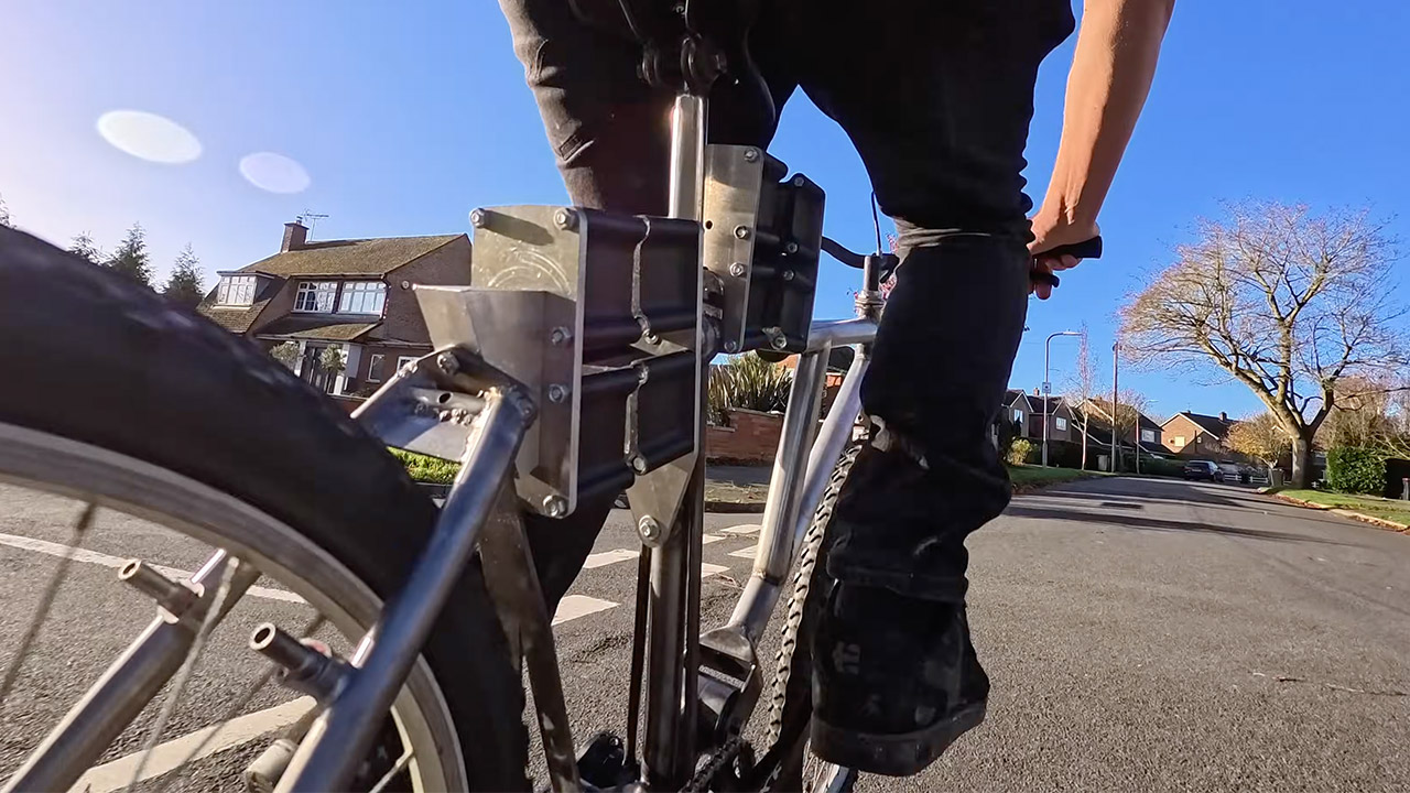 Colin Furze DIY Magnet Suspension Bike