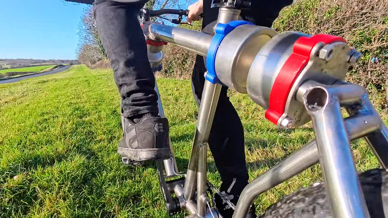 Colin Furze DIY Magnet Suspension Bike