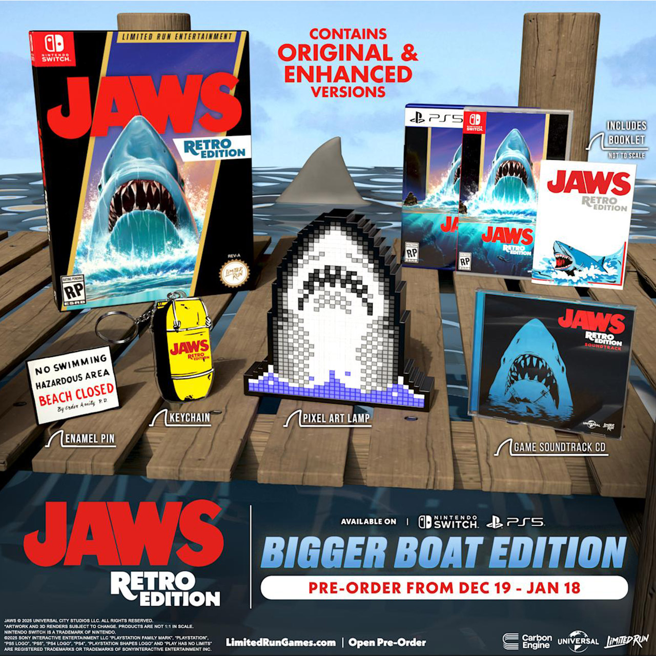 Limited Run Games NES Jaws Rerelease PS5 Switch PC
