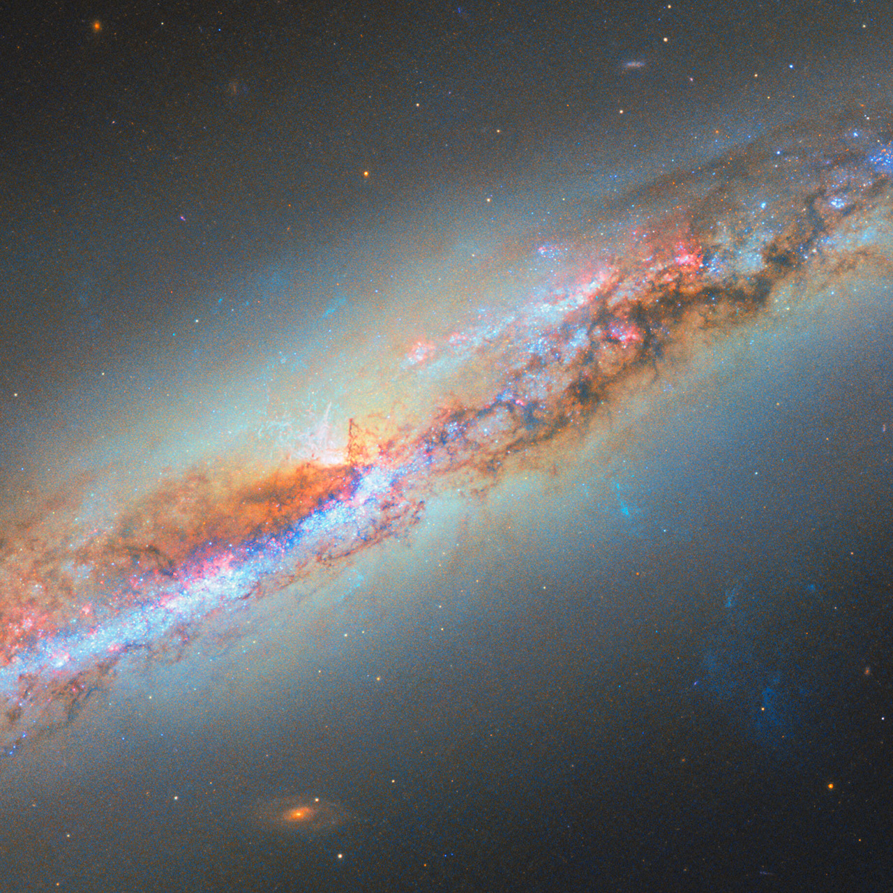 Hubble NGC 4388 Spiral Galaxy Virgo