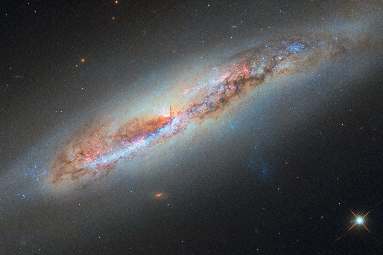 Hubble NGC 4388 Spiral Galaxy Virgo