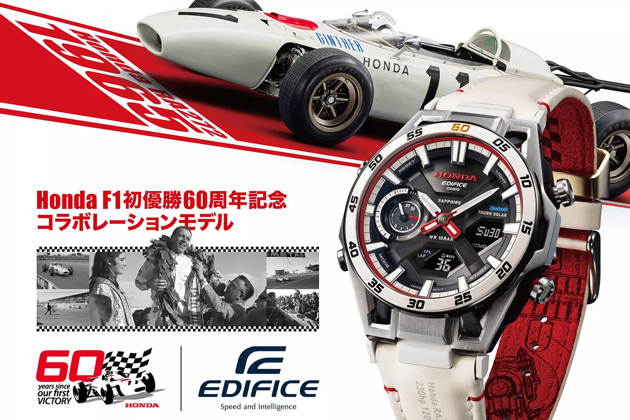 Casio Edifice ECB-2300HR-1A Honda F1 Victory Watch