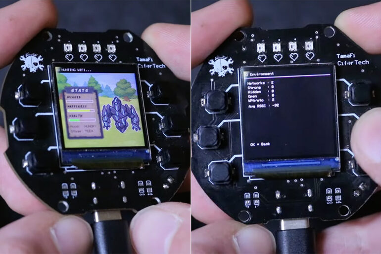 Virtual Pet WiFi Signal Seeker Hunter