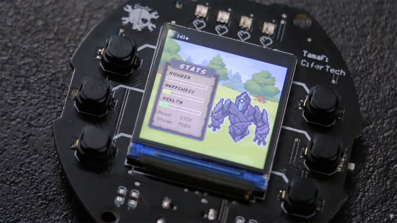 Tamafi Virtual Pet WiFi Signal Seeker Hunter