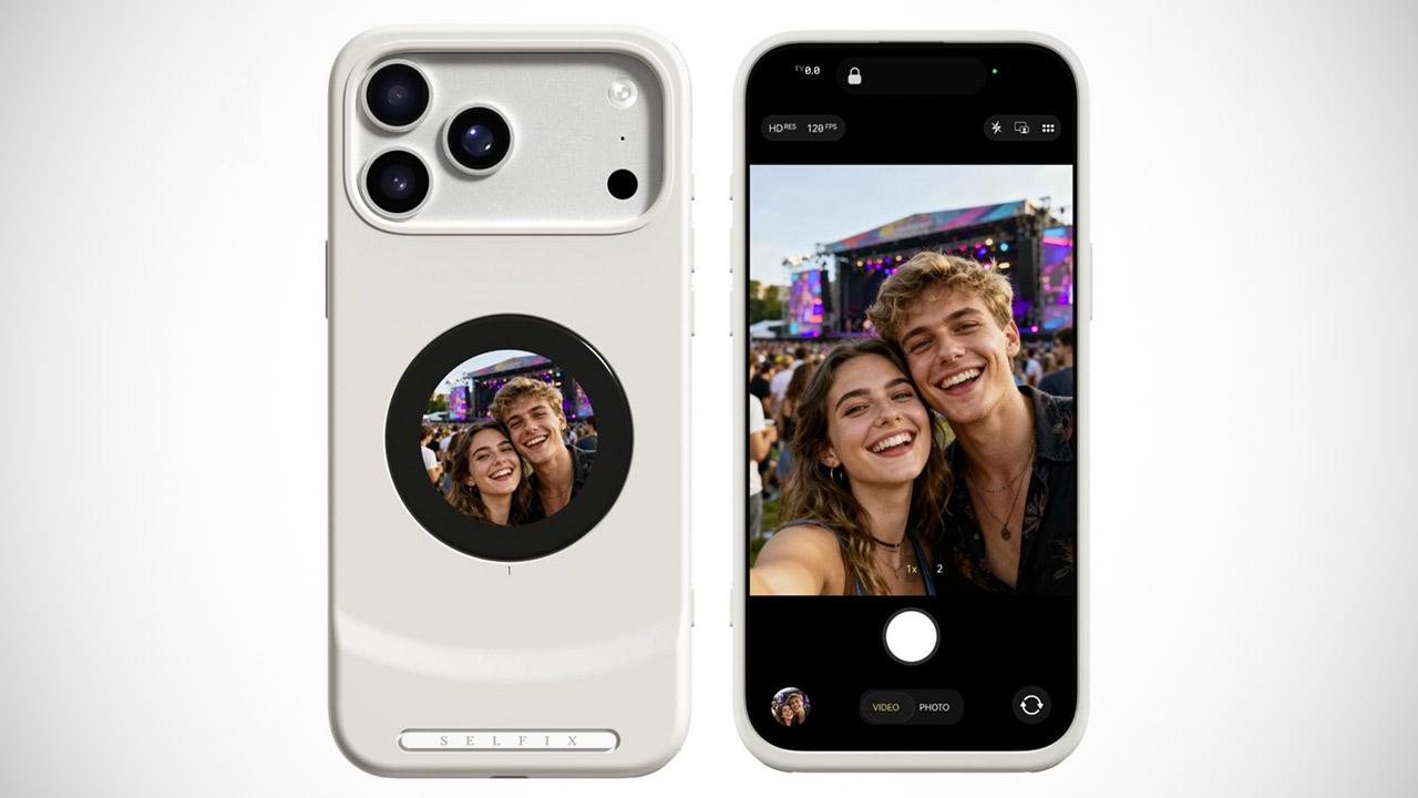 Selfix Case iPhone 17 Pro Selfie Viewfinder