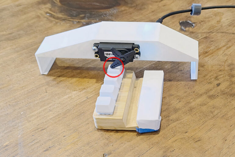 Remote Button Presser Robot Machine