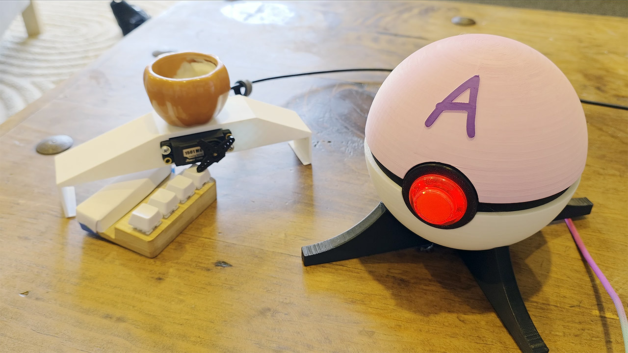 Remote Button Presser Robot Machine