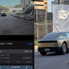 Production Tesla Cybercab No Steering Wheel Public Austin