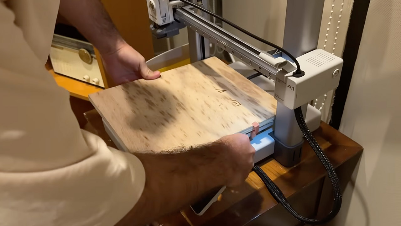 3D Printer Wood Engraver Mod