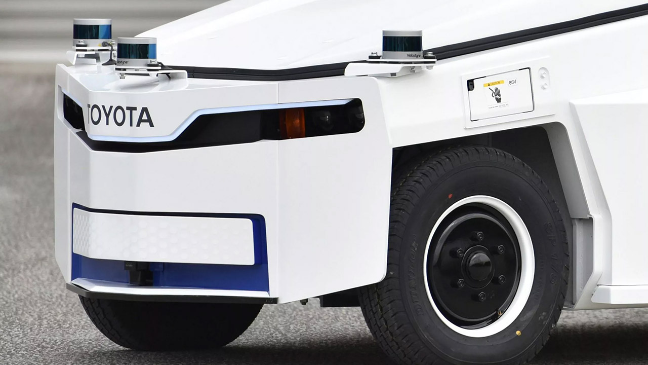 Driverless Toyota Level 4 Autonomous Vehicles Haneda Airport Tokyo ANA