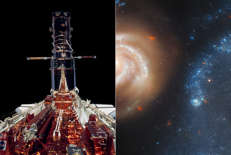 Hubble Arp 4 Spiral Galaxies Cetus Constellation