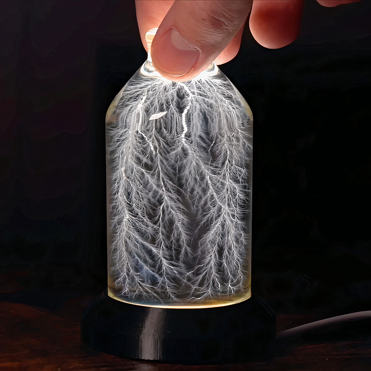 Lightning in a Bottle Particle Accelerator Lichtenberg Effect