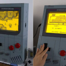 Supersized LEGO Game Boy Functional