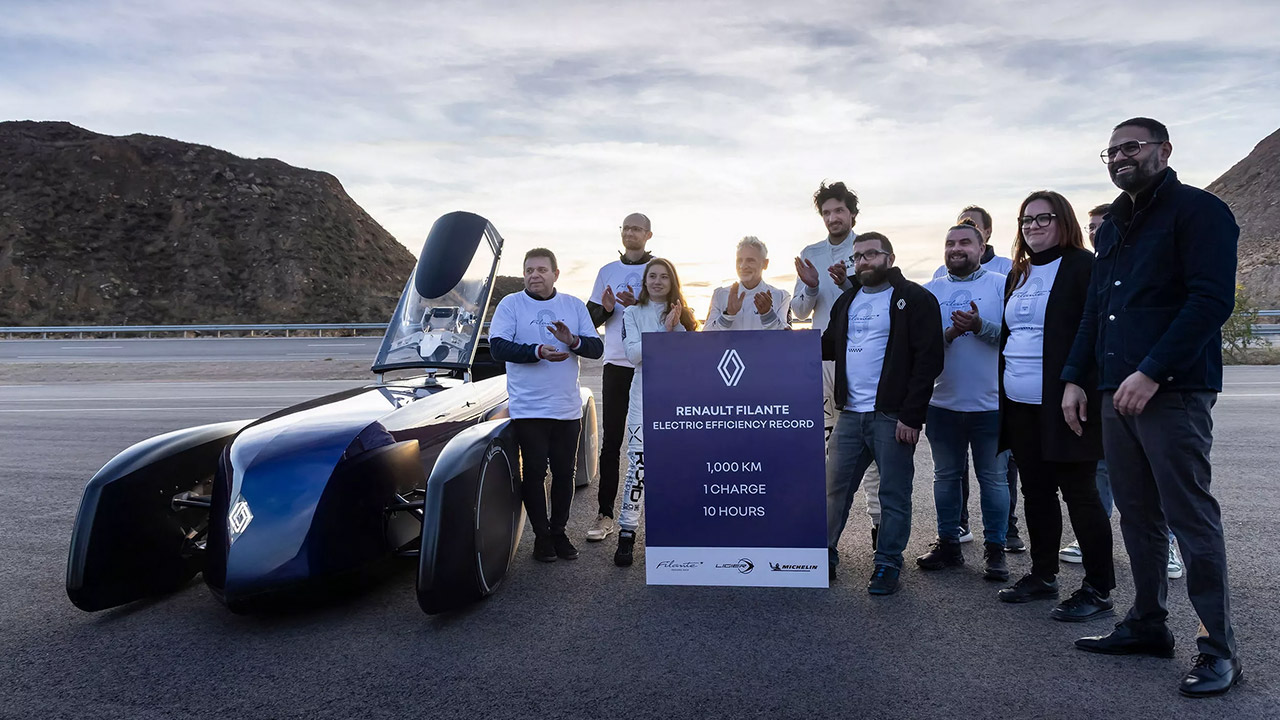 Renault Filante Record 2025 EV Range